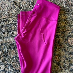 7/8 inch Lululemon Wunder Under leggings